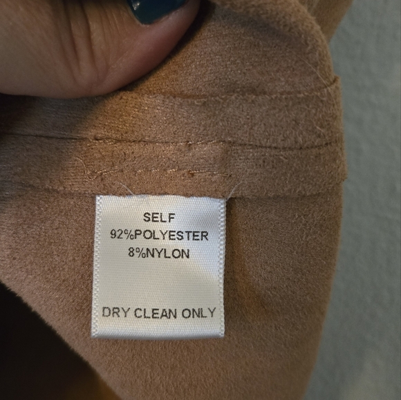 Soprano Tan Suede Mini Skirt Size Medium - Picture 5 of 5